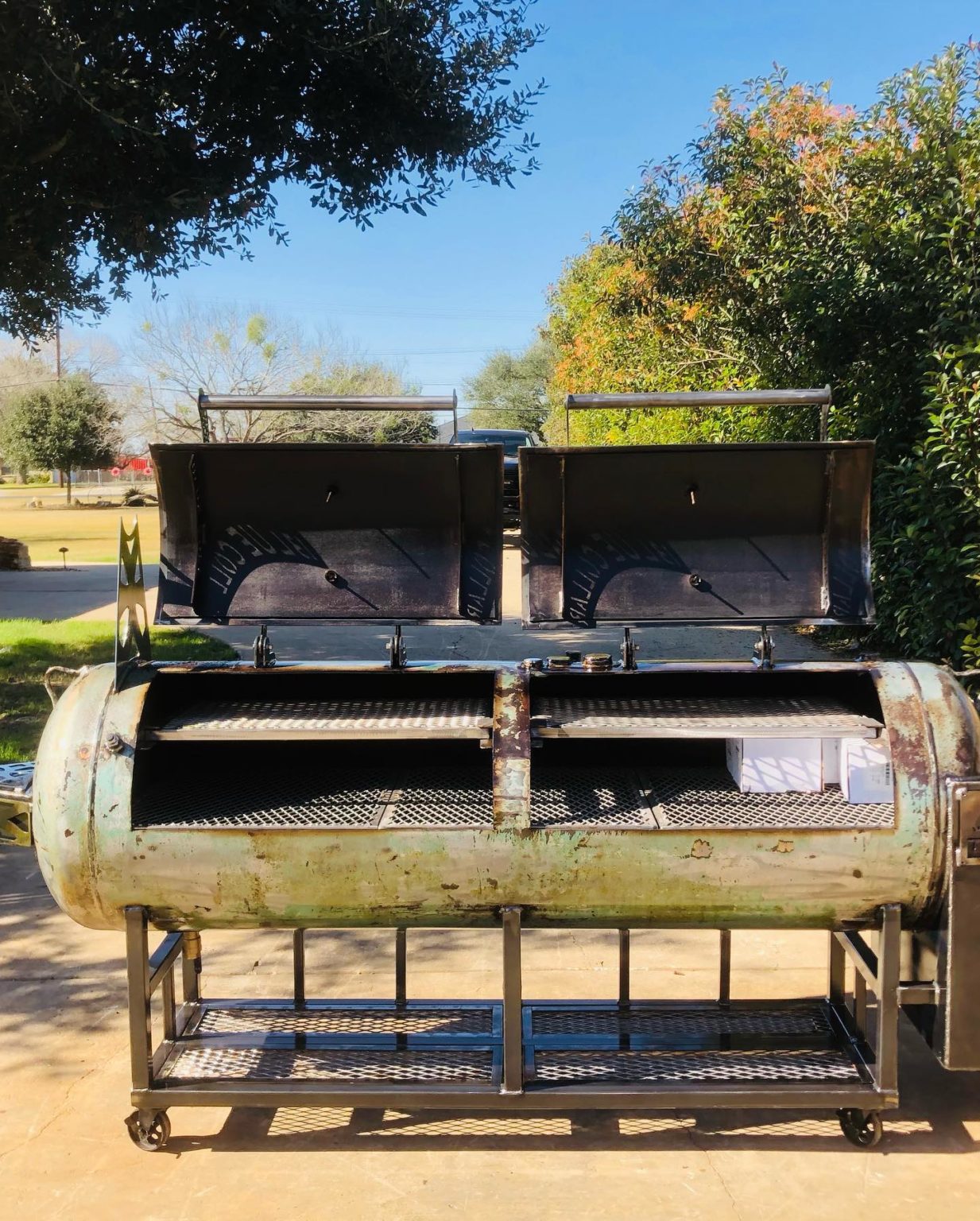 150 Gallon Smoker Competition BBQ Smokers Texas Offsets