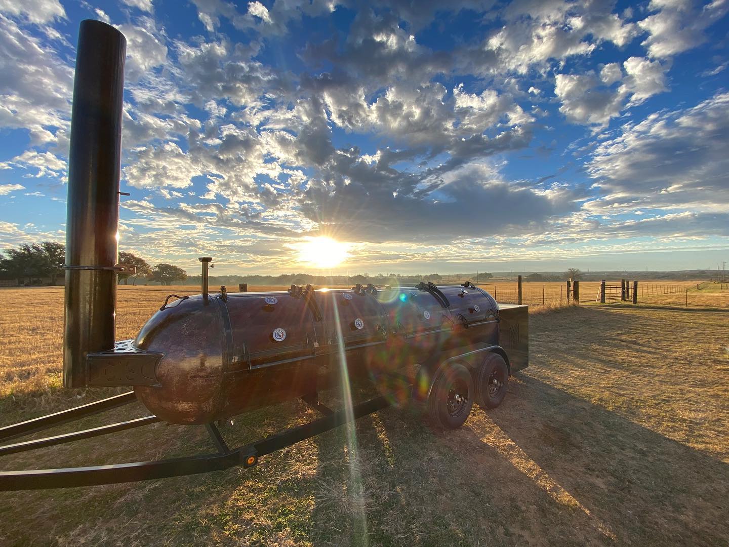 224 Steak Cooker, Steel Fire Pits Texas